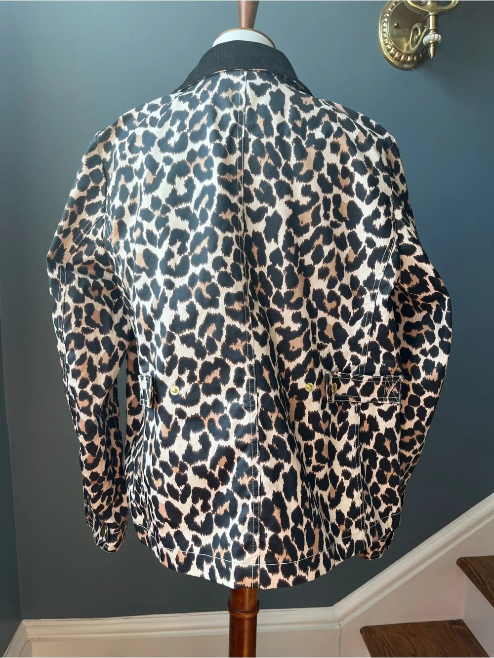 J. Crew Leopard Print Barn Jacket
